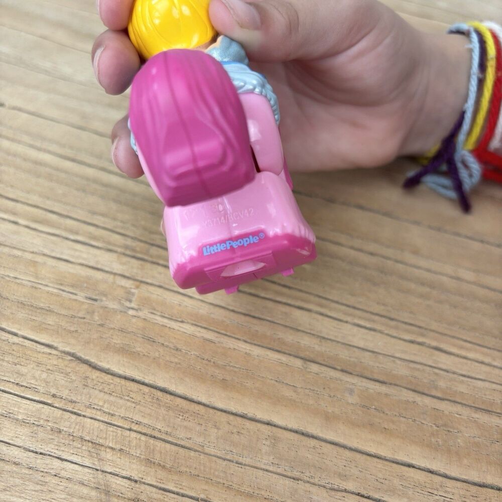 Little People Klip Klop Disney Princess Cinderella Horse Pink RARE Fisher Price - Picture 14 of 14